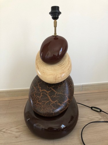 Pied lampe galets - de,