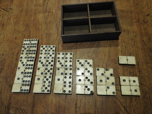 Jeu dominos ancien complet - jeu,