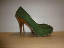 ZARA 39 ESCARPINS DAIM CUIR CONFORT CHIC TALONS AIGUILLES HAUT 12CM SEXY QUALITE