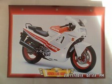 CARTE FICHE MOTO HONDA CBR 600