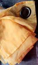 rideau voilages orange