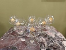 Suite de 6 verres à cognac