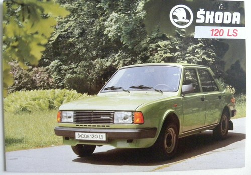 Brochure feuille skoda 120 - 1,