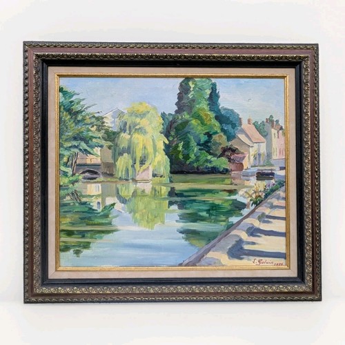 Huile sur toile paysage - huile,