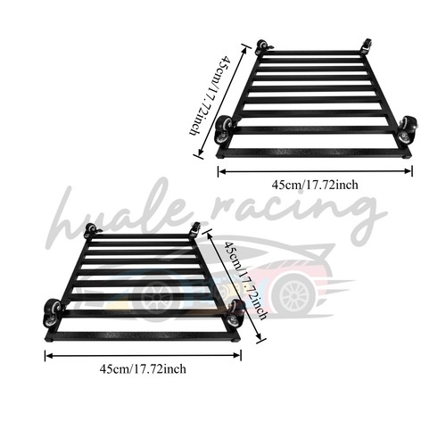 2pcs x18 aluminum rolling - 2pcs, 18"x18"