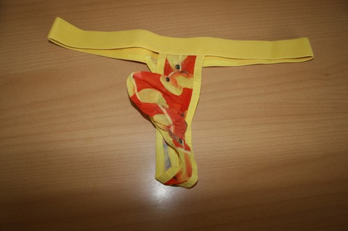 String homme couleur orange - orange, et