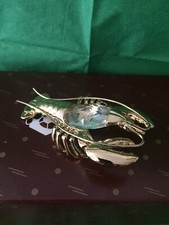 Lobster figurine, with swarovski ®️cut crystal, star collection, new