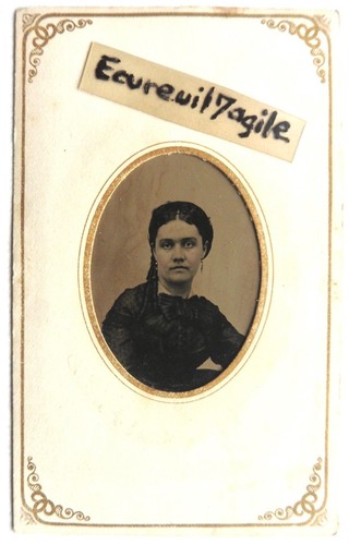 Ferrotype photo jeune - jeune, a