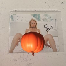 Alix Lynx Adult Actress Film Star Signed 8X10 Photo Guaranteed Authentic