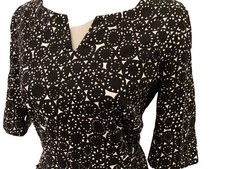 L.K Bennett Black & White Dr