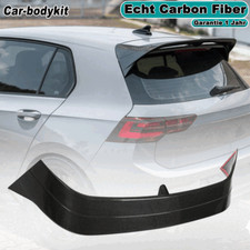 Carbon Fiber Rear Spoiler Roof Spoiler Rear Wing Lip Fits VW Golf 8 GTI R 21-22 