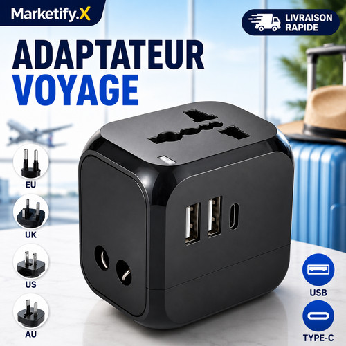 Adaptateur universel voyage - universel,