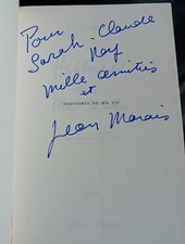 Histoires De Ma Vie - Jean Marais  dédicacé 
