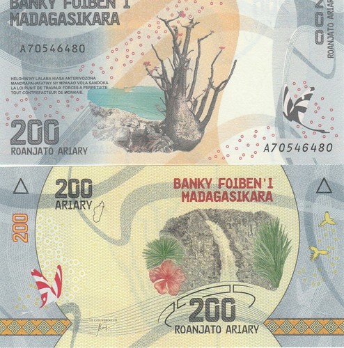 Madagascar billet 200 ariary - 200,