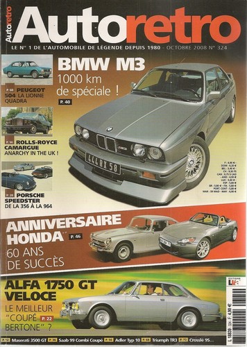 Auto retro 324 bmw e30 - bmw,