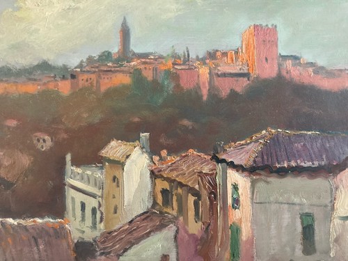 Belle peinture huile - belle,