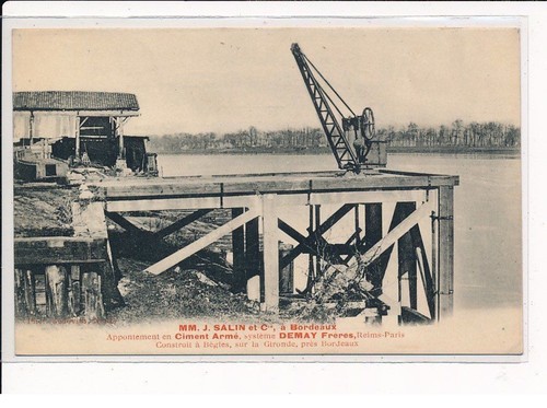 Begles appontement en ciment - en,