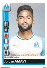 Stickers Panini France Foot 2018-2019 - 204 - Olympique de Marseille - Jordan Am
