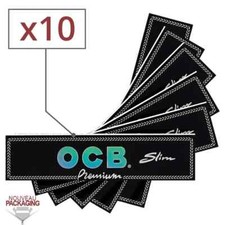 Lot de 10 carnets de 32 feuilles a rouler SLIM OCB PREMIUM -
