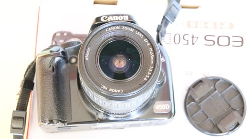 Canon eos 450d avec objectif - eos,
