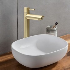 Ancien robinet doré brossé