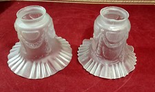 LOT DE 2 TULIPES EN VERRE