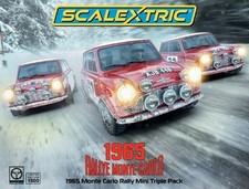 Coffret trois voitures mini - Rally Monte Carlo 1965 - 1:32 SCALEXTRIC C4488A