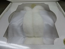 FIRST HOLY COMMUNION FUR TRIMMED ROBE  -  heirloomed sealed