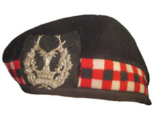 Gordon Highlander Glengarry Bonnet Scottish regiment cap kepi casquette helmet 盔