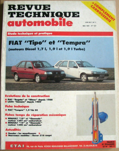 Revue technique fiat - tipo, et