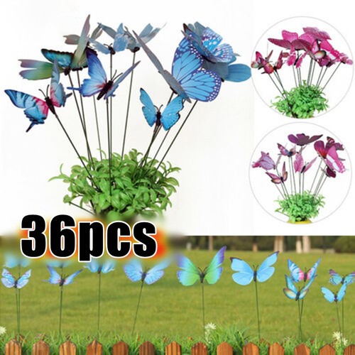 Piquets papillons jardin - de,