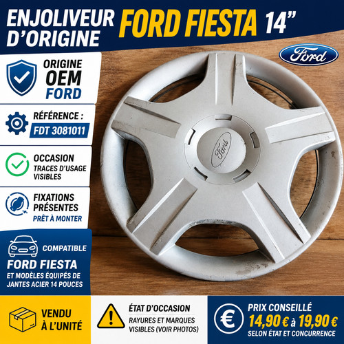 Enjoliveur origine ford - enjoliveur,