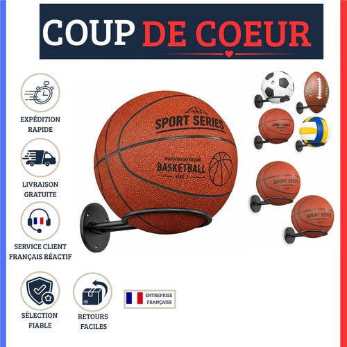 Support mural ballon - , basket