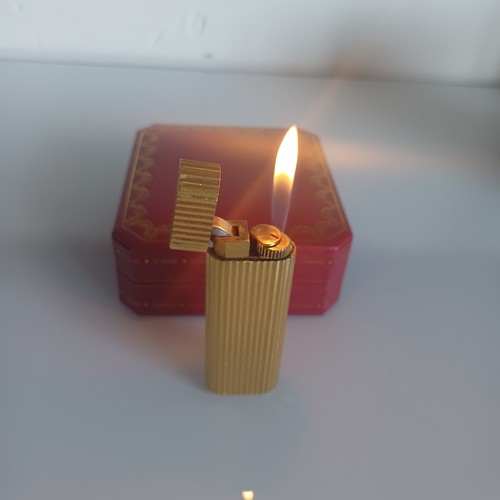 Briquet cartier plaqué - briquet,