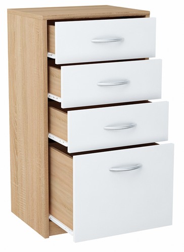 Commode 45cm blanc sonoma 4 - blanc-sonoma,