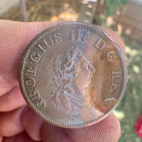Piece half penny 1805 hibernia - penny,