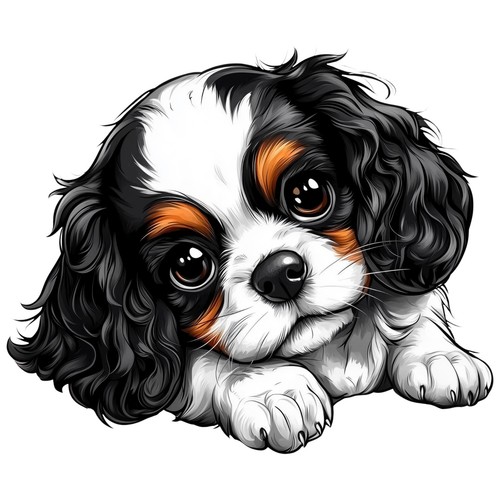 Autocollants cavalier king - autocollants,