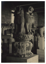 India, Sanchi, Tent of&#039;a column at the museum, vintage print, 1949 Photo 
