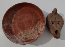 LOT ROMAIN BYZANTIN LAMPE À