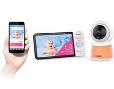 VTech RM5854HD 5" Smart WiFi 1080P FHD Phone Streaming 2-Way Audio Baby Monitor