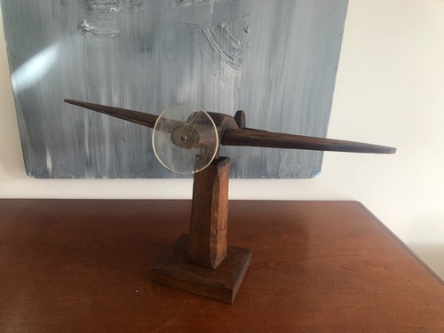 Ancien avion bois sur - ancien, en