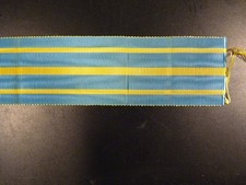 Coupe ruban ancien BELGE médaille Africaine de la Guerre 1940 1945 en rayonne