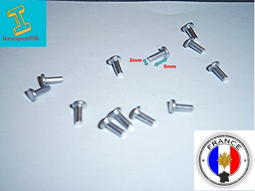 Lot rivets alu tête - rivets,