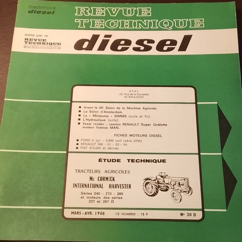 Revue technique diesel - technique,