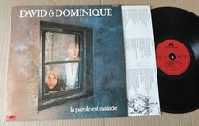 DAVID & DOMINIQUE La parole est malade 33T POLYDOR (1977) chanson jazz MINT/EX
