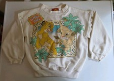 VTG 90s Lion King Kids Sweater Simba & Nala Disney Shirt Retro (SEE PICS)