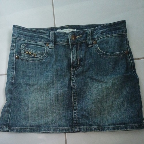 Jupe courte jean - courte, en