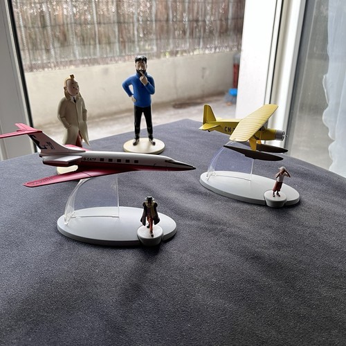 Lot figurines hergé - tintin,