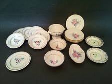  DINETTE FEATHER FLORAL DECOR ART DECO STENCIL DISHES