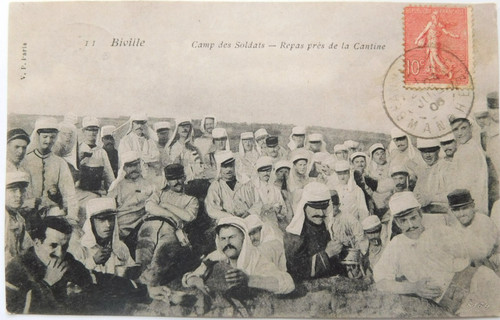 Cpa militaire biville - militaire, (1906)